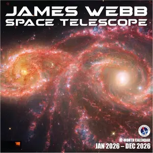 James Webb Space Telescope 2026 Wall Calendar 12 Month | 12" x 24" Open | Thick & Sturdy Paper | Giftable | Science Space Calendar 2026