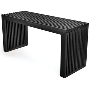 Dining Bench, 35 inch Farmhouse Decor Indoor Kitchen Table Bench, Entryway Shoe Rack Bench, Outdoor Bench, Solid  Benches for Living Room, Hallway, Bedroom, Bathroom