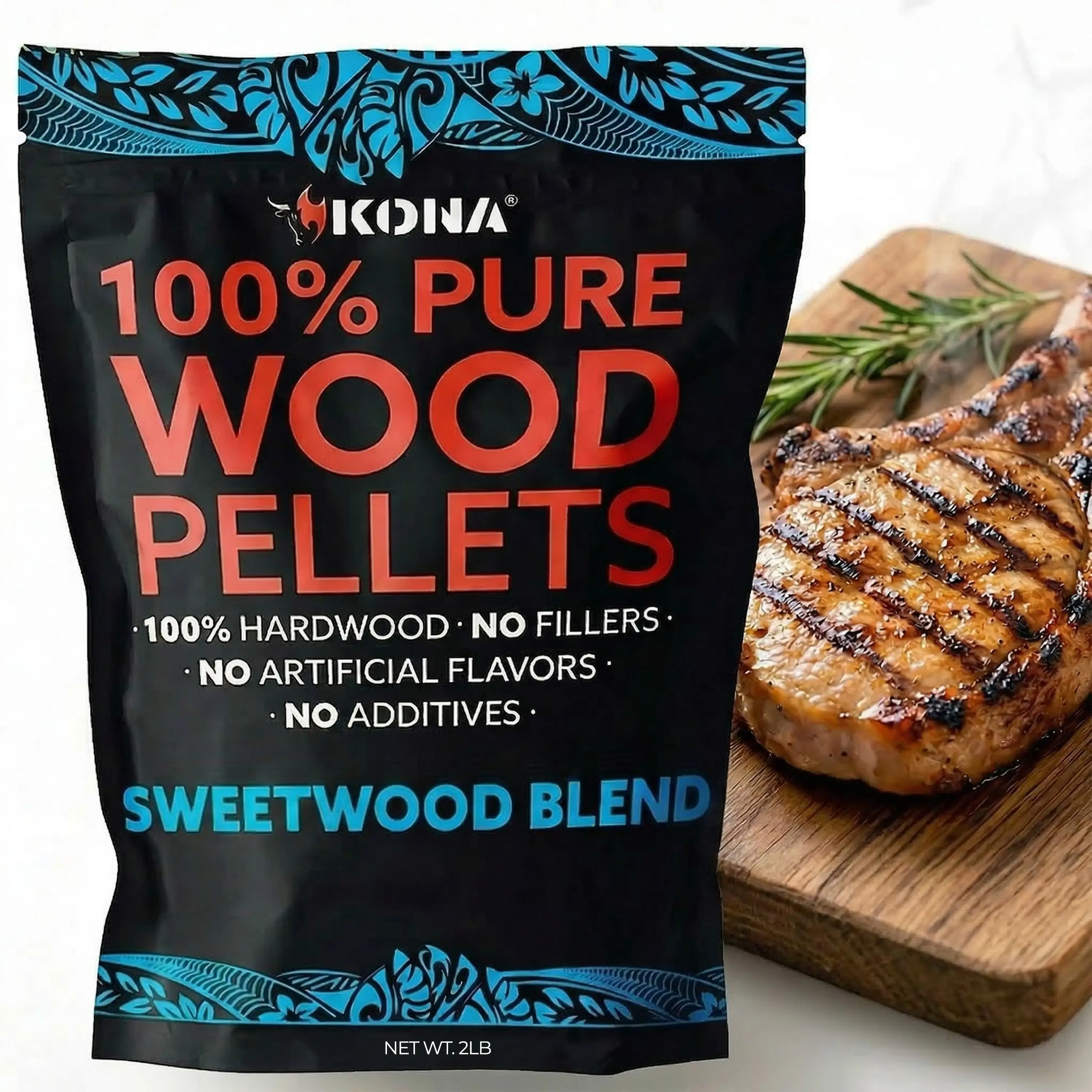 Kona Sweetwood Blend Wood Smoker Pellets for Ninja Woodfire & Smokers