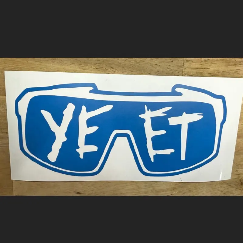 YEET Sunglasses Vinyl Decal