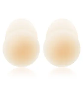 NOOD No-Show Extra Lift Adhesive Reusable Lifting Nipple Covers (4.75 inch) - Buff / No. 3