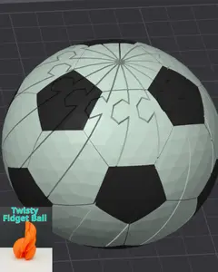 Soccer Twisty Slime Fidget