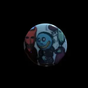 Lock Shock and Barrel Nightmare Before Christmas 1 pc Button Round Design for Fans of the Movie