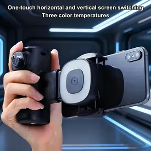 Smartphone Handle Stand Stabilizer, Phone Camera Stabilizer, Fits All Phones, 180° Rotatable, Ideal for Photos & Vlog Video Shooting