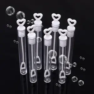 50Pcs Love Heart Wand Tube Bubble Soap Bottle, Wedding Gifts For Guests, Birthday Party Decoration, Bridal Shower Wedding Engagement Party Favors, Unique Birthday Gifts, Party Favor Packs