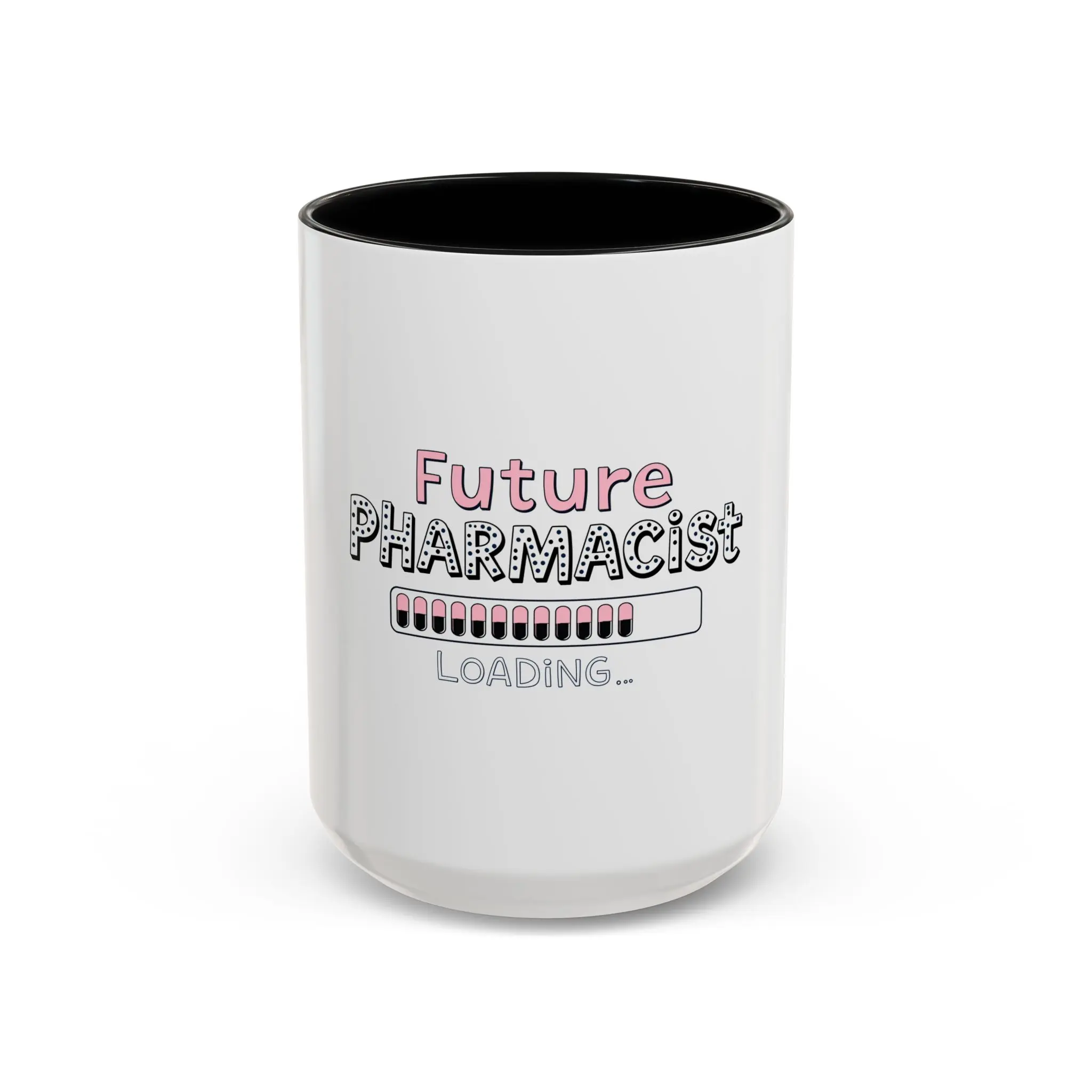 Future Pharmacist Loading Mug (Pink, 15oz)