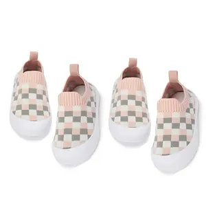 Baby Shoes Boy Girl Non-Skid Indoor Infant Walking Breathable Warm Elastic Sock Shoes with Memory Sole Protect Toes Outdoor Sneakers