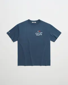 Mad Happy Classic Shirt - I Heart Courage Bagels Heavyweight Tee 2 sideds Print Casual Shirt  outfits men vintage clothing, men graphic tees, Gift for Him and Her, Cotton Crewneck Shirt