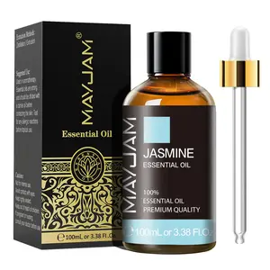 100ml Jasmine Essential Oil, Aromatherapy Oil for Diffusers Humidifiers, Multi-purpose Scented Essential Oil, Fragrance Oils, Home Fragrance for Home Living Room Bedroom, Gift for Men & Women
