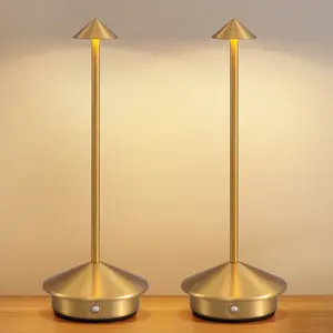 Modern Cordless Table Lamp Set of 2, Portable LED Desk Lamps, 5000mAh Rechargeable Battery Operated Lighting for Night Light Dining Room, Lights for Bedroom Restaurant Coffee Shop Camping foot pedal Bedside Decoration Home Interior #Summervibes outdoorfun