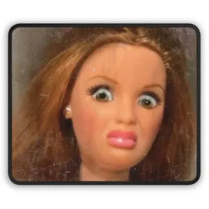 NEW Funny Barbie Mouse Pad – Hilarious Office Gift for Coworker, Friend or Boss ️ Laugh Desk
