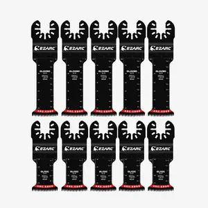 1-1/4 in. Arc Edge Oscillating Multitool Blades For General Purpose,Mixed Standard+Extra Long Cutting
