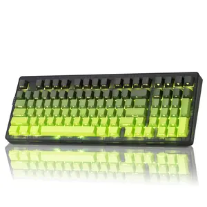 ZORNHER ZH980 Wireless Mechanical Backlit Keyboard - 95% Coverage Number Pad, Green Creamy Switches, PBT Keycaps, Gaming Keyboard for Gamers