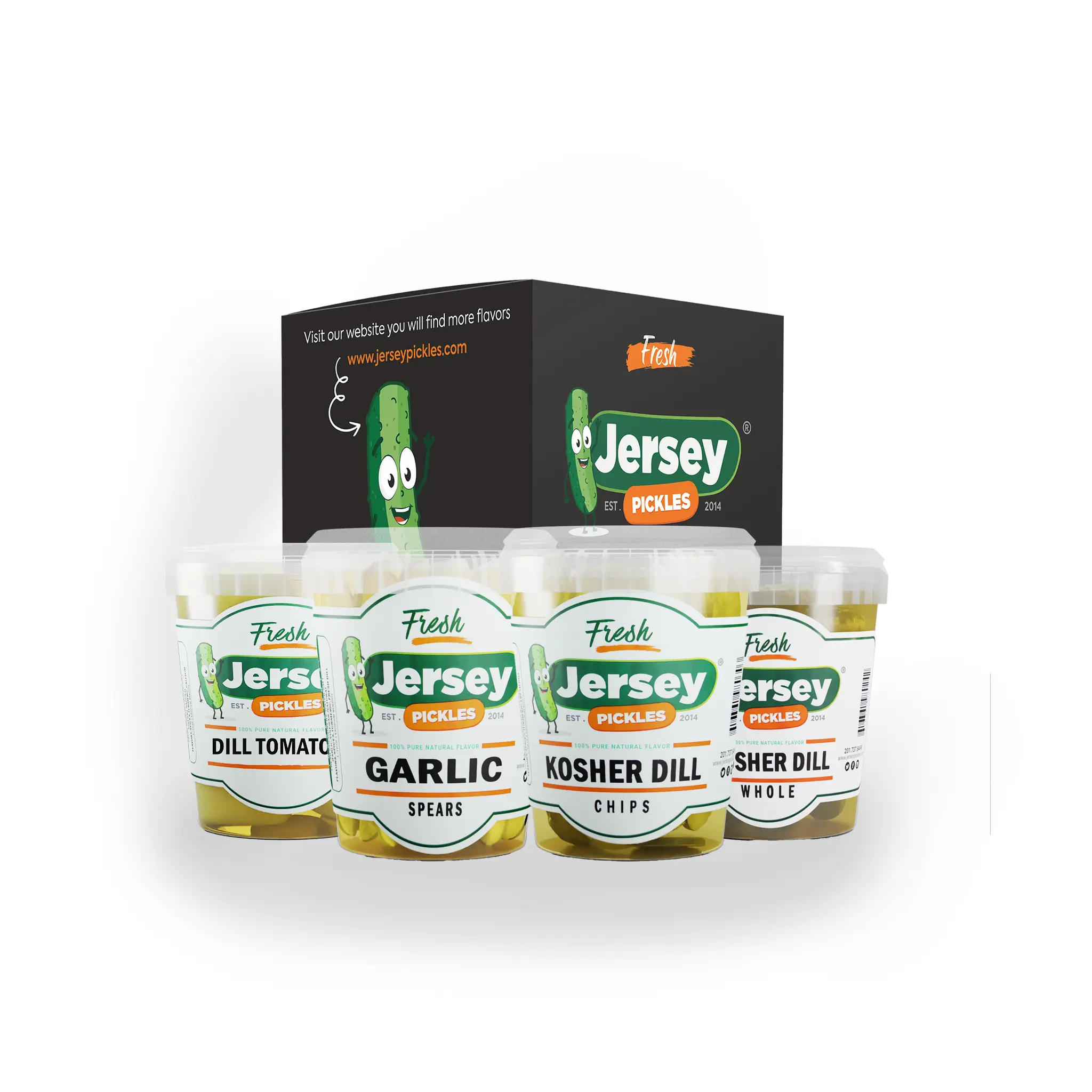 Jersey Pickles - The Dill Pack - Instant Food - Delicious - Natural Flavors