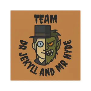 Team Dr Jekyll and Mr Hyde Car Magnet