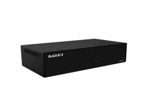Black Box Network - KVS4-2004HVX Secure KVM Switch - FlexPort HDMI/DisplayPort - 4 Computer(s) - 2 Local User(s) - 3840 x 2160-11 x USBHDMIDisplayPort - TAA Compliant