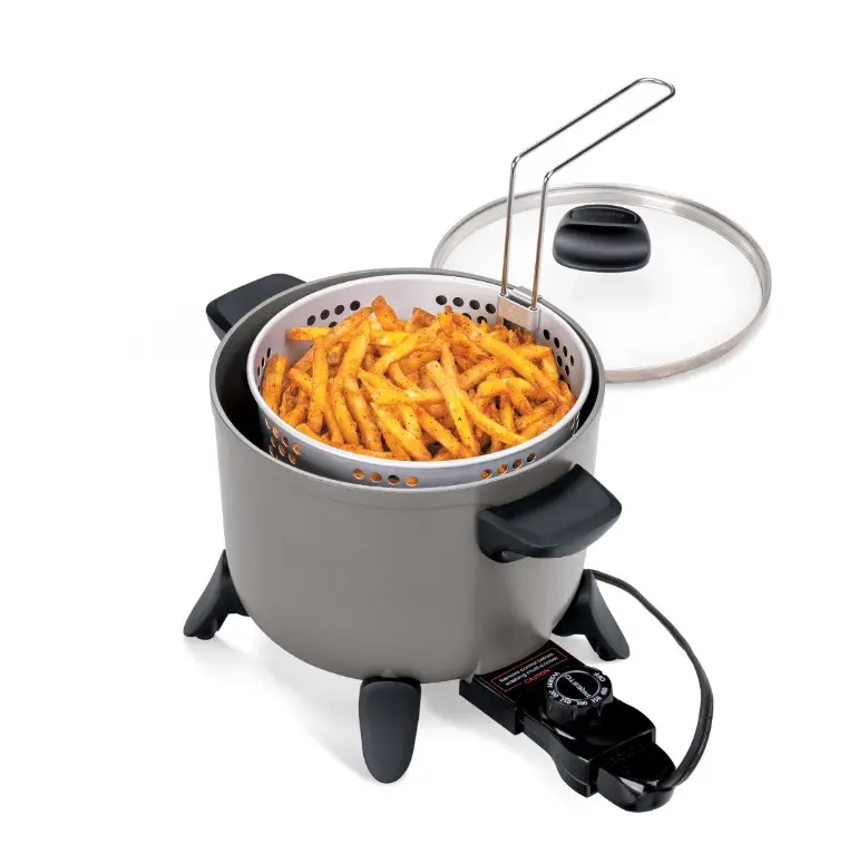 Presto Kitchen Kettle Multi-Cooker with Non-Stick Feature, Electric Deep Fryer