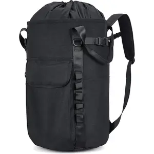 35L Tree Climbing Rope Bag, Tough Arborist Bucket Backpack with Side Pockets, Gear Carrier for Rock and Tree Climbing Gear Storage