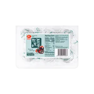 SHENDAN Preserved Century Eggs 6 Pack (378g) - Authentic Chinese Delicacy, Ready to Eat, Unique Flavor
