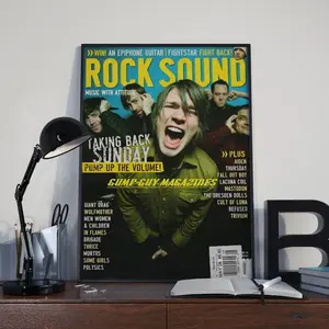 Taking Back Sunday Poster | Emo Poster | Taking Back Sunday Band | Magazine Cover Poster