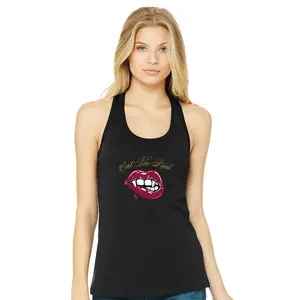 FemmeLit | Eat the Rich | racerback tank - All Seasons, Machine washable, Comfortable, Protest Apparel, Politics