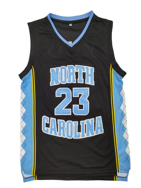 Men's Basketball Jersey Number 23 Embroidered Quick Dry Sports Wear, Jersey Shirts, Casual Loose Fit Outdoor Athletic Shirt for All Seasons