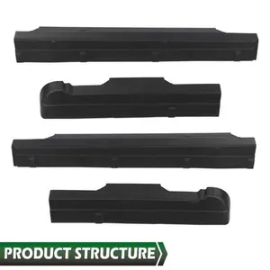 Fit For 07-14 Chevy Silverado GMC Sierra Truck 6.5ft Fleetside Bed Rocker Panels