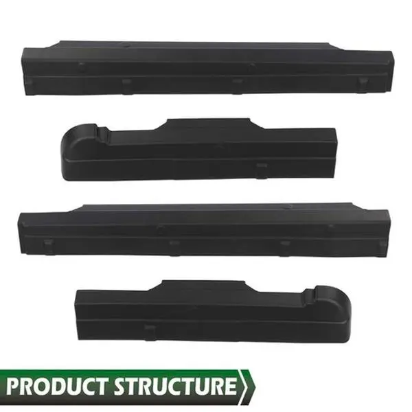 Rocker Panels Protect Cover Fit For 2007-2013 Chevy Silverado GMC Sierra 1500 Extended Cab