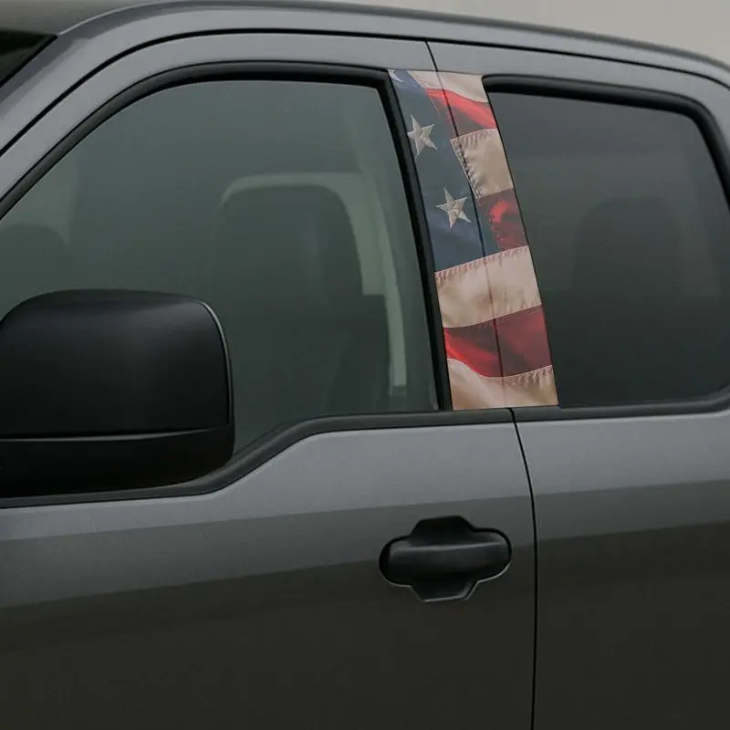 Wavy Red White and Blue Flag