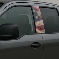 Wavy Red White and Blue Flag