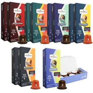Fresh Roasted Coffee Espresso Pods for Nespresso OriginalLine – Italian Craft Espresso Variety Pack, 120 Recyclable Aluminum Capsules, Rich Roast Coffee Pods