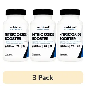 Nitric Oxide Booster 2250mg – Pre Workout Pump & Blood Flow Support (90 Capsules)