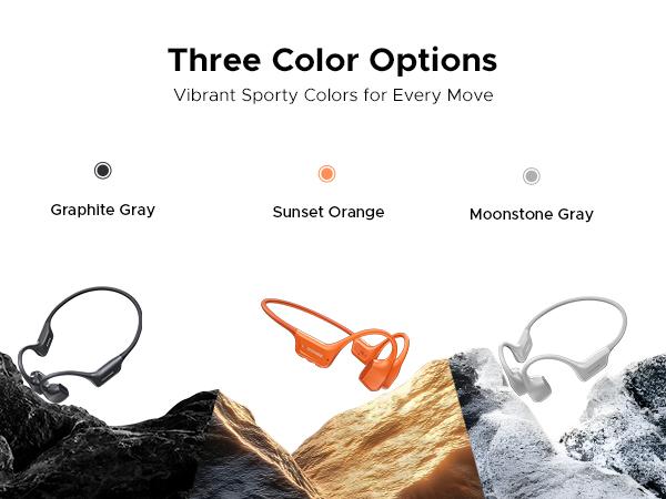 BoneAir Swim IP68 waterproof headphones, Bluetooth + MP3 dual modes, open-ear design, 10H Battery Life Sports Running, hybrid bone and air conduction technology