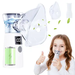 NBM-7 Handheld Nebulizer, 4 Modes with Display, Fine Mist 4μm, Rechargeable 600mAh, Portable & Quiet, 15ml Capacity for Daily Personal Care