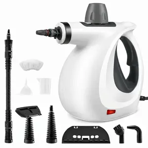 2026 Pressurized Handheld Multi-Surface Natural Steam Cleaner with 15 pcs Accessiors Powerful,Steam for Home and Car High-Power 1050 Watts Deep Cleaning