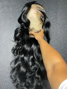 Bling Hair 12-36 Inch Body Wave Hd Transparent 13x6 Lace Frontal Human Hair Wigs Pre Plucked 13x4 Lace Front Wig For Black Women