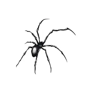 Spider Design Temporary Tattoo Sticker, 1 Count Convenient Waterproof Long Lasting Fake Tattoo Sticker, Body Art Sticker for Arms, Legs & Neck