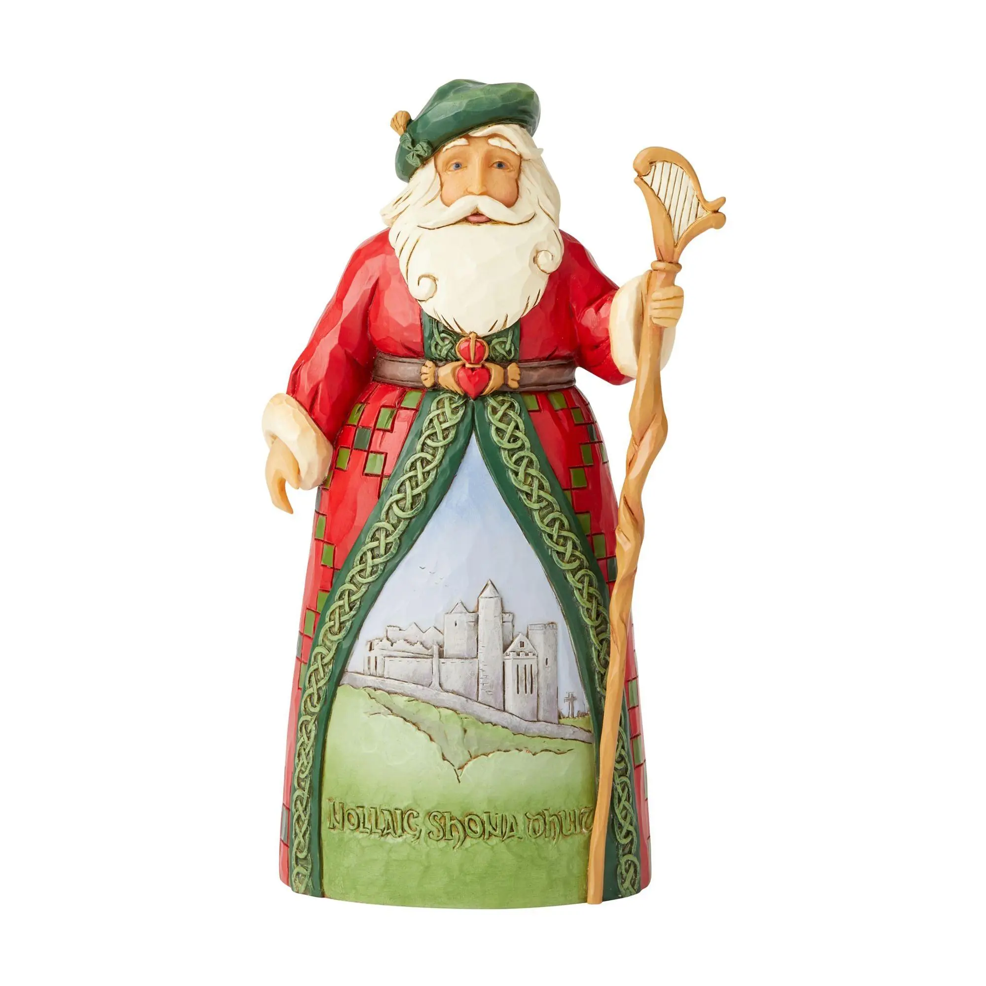 Jim Shore Heartwood Creek Irish Santa Figurine