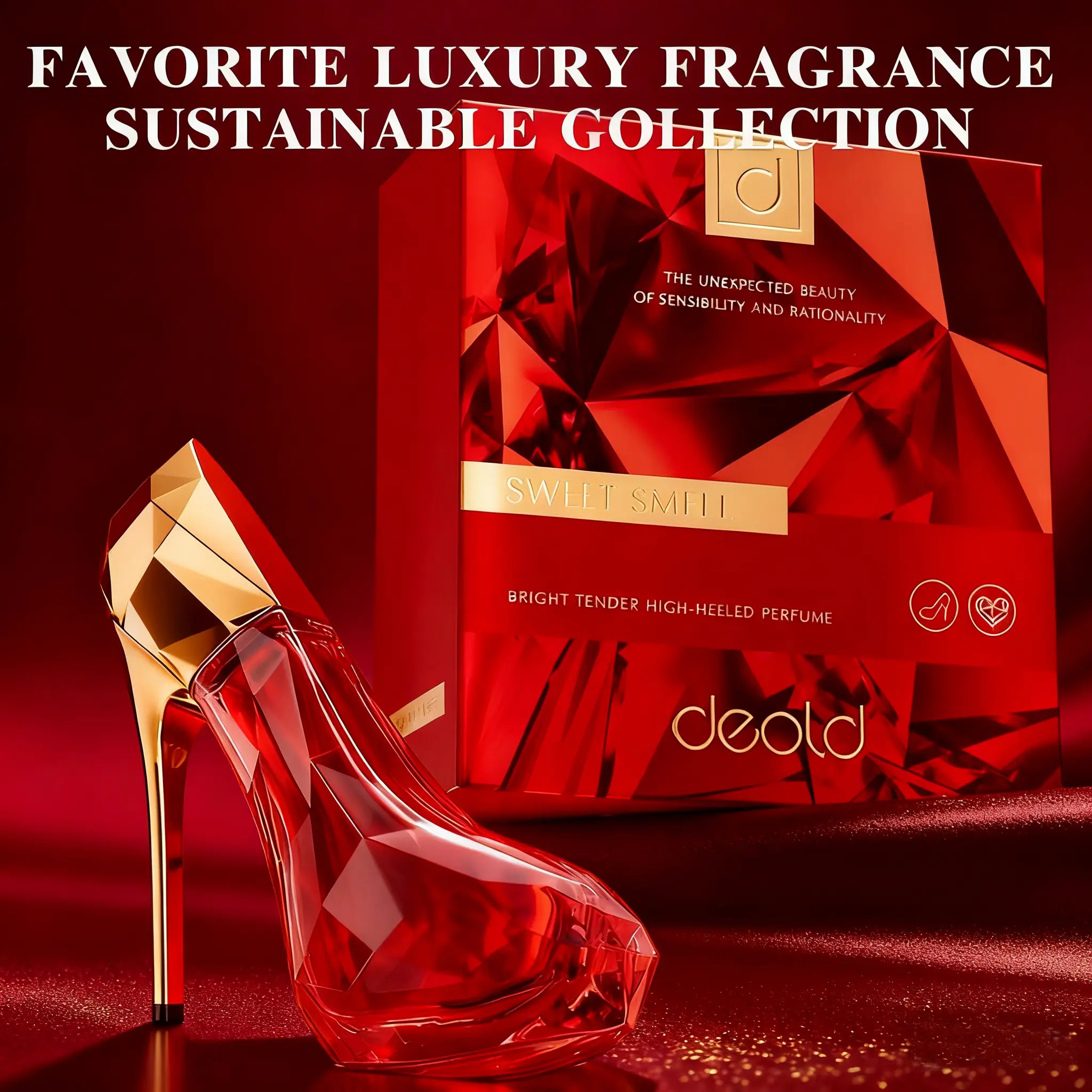 Glam Glass High Heel Perfume Bottle, 1.01oz Oval Shaped Fragrance for Women, Ideal for  Long Lasting Romantic Perfume,Valentine's Day Gift for Wife and Girl Friend Pink designer mini perfumes