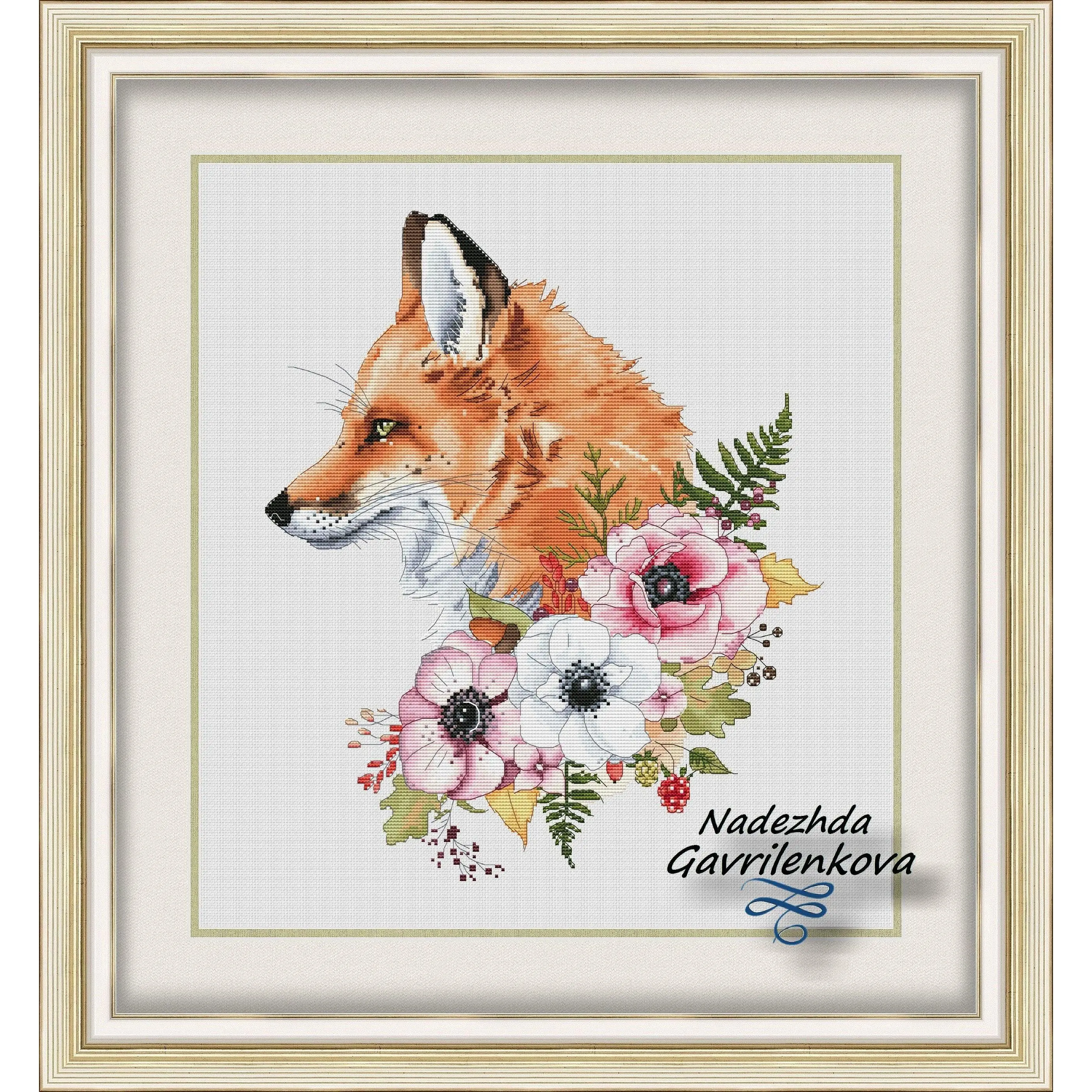 Mr Fox - PDF Counted Cross Stitch Pattern
