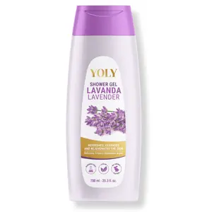 Yoly Lavender Body Wash – Calming & Gentle Cleanse, 25.3 fl oz