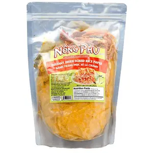 [NONG PHU] Dried Squid Rice Paper Seafood Snack - 150g, Savory Flavor, Dry Crispy Texture