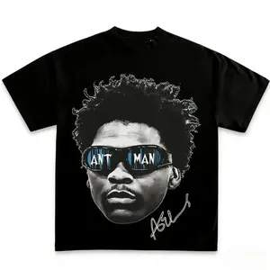 [ 👕 100% Cotton]Unisex Boxy Fit Heavyweight TeeAnthony Edwards Patterned T-Shirt – Casual Sweet Style Unisex Pullover Basketball Pattern ShirtOrganic Cotton Boxy Fit Oversized Dropped ShoulderSale Up To 50%