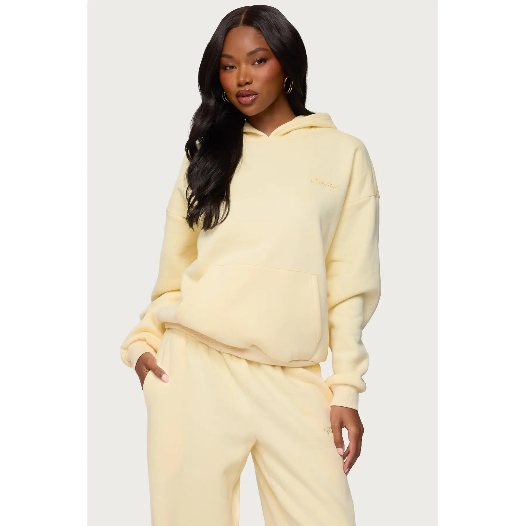 Basic Girl Oversized Edikted Hoodie Basic Girl Oversized Edikted Hoodie