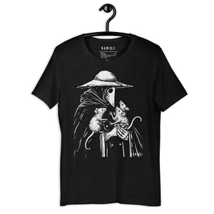 Rat Tshirt Plague Doctor Shirt Alt Clothing Gothic Clothes Creepy Cute Rodent T shirt UNISEX N5M