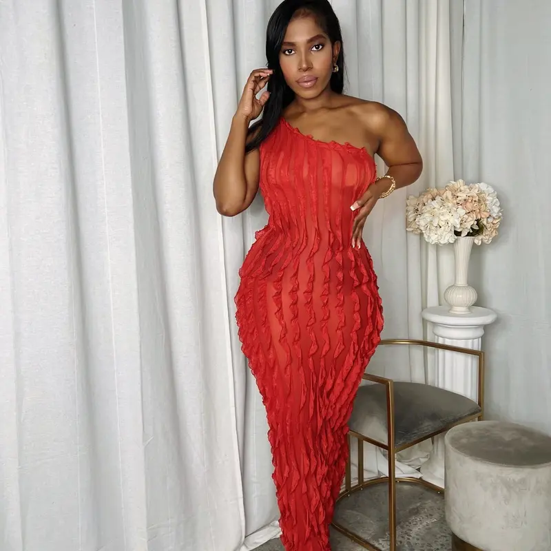 the naomi dress in barely pink Helsa Studio - The Naomi Dress Barely Pink