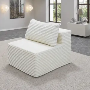 【Crazy Discounted Price】UTUHMWM 35.4"x27.6"x23.6"Bean bag chair Corner Seat for Sectional Sofa, Modular Cloud Couch Deep Seat Sleeper Sofas with Throw Pillows