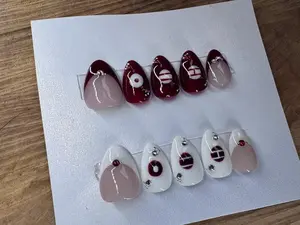 KPOP BTS Comeback Inspired Press-On Nails Arirang Nail Art Kit Nail Box
