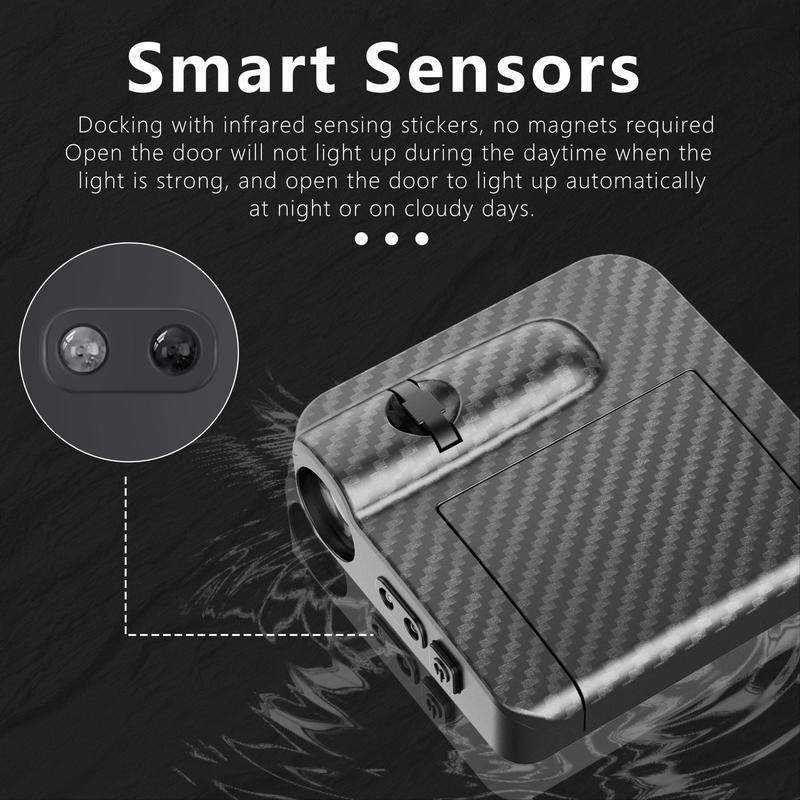 2Pcs LED Car Door Welcome Light Suit fot Honda HD Projector Lamp Accessories for Civic Fit Accord City Vezel CR-V Odyssey HR-V with Sensor Technology