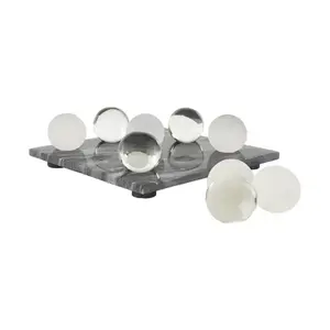 Marble Tic Tac Toe Decor